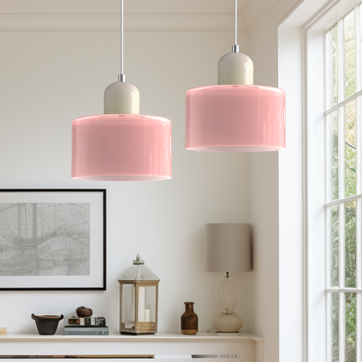Modern Bauhaus Fresh Glass Pendant Light For Kitchen Island | Kalsten