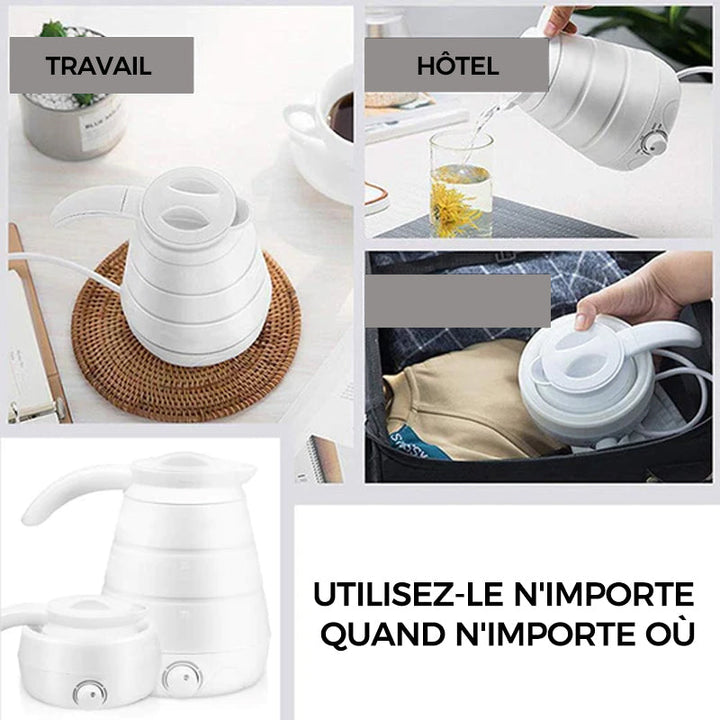 Portable silica gel travel pitcher with universal plug | Kalsten