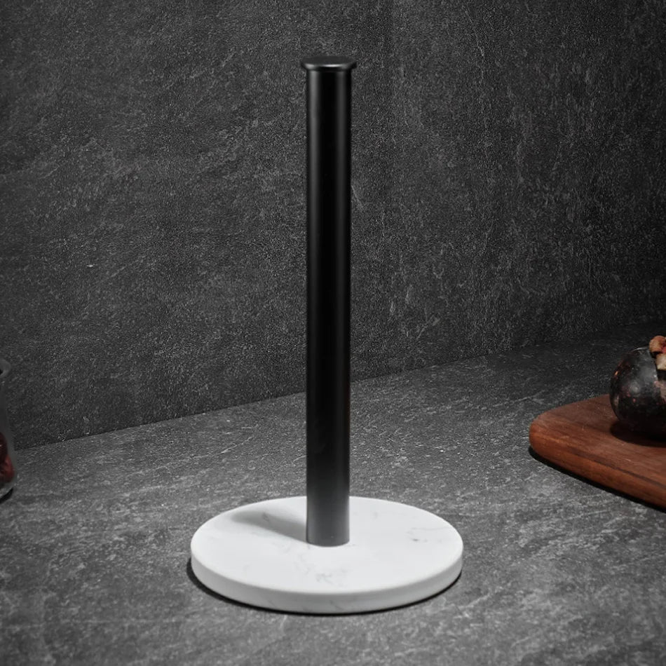 Kalsten | Marble paper towel holder – gold details for exceptional style