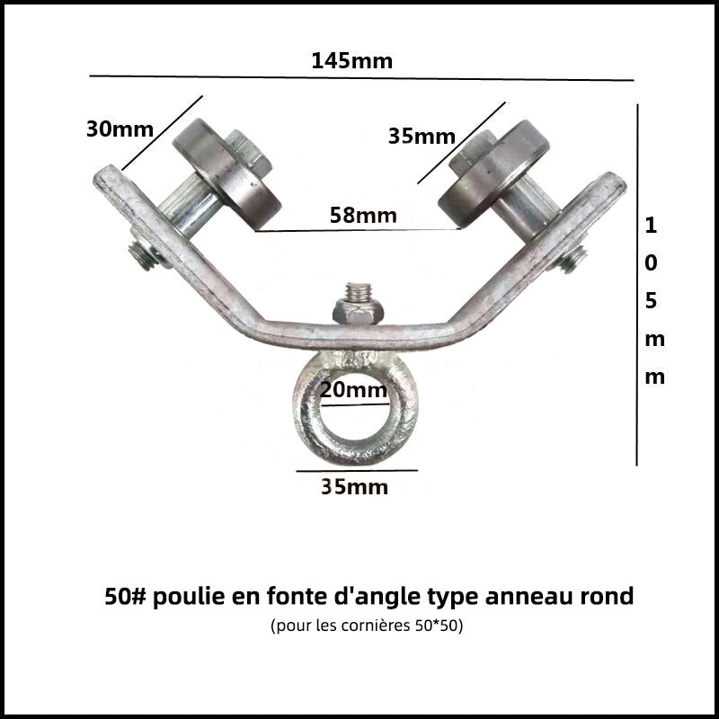 Angle Iron Pulley | Kalsten