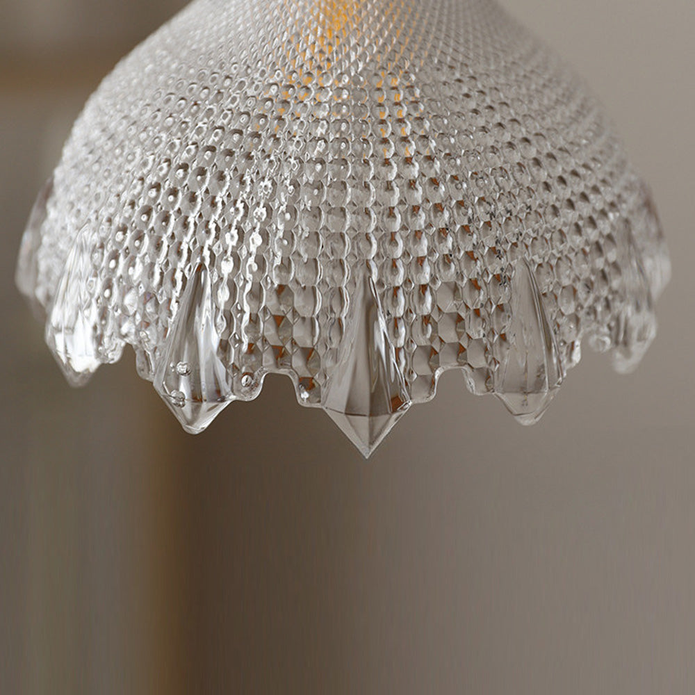 Mid-Century Vintage Glass Disc Pendant Light | Kalsten
