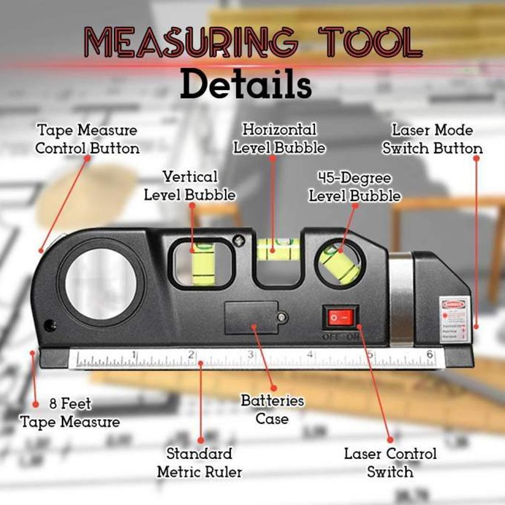 Skanto | Multifunctional Laser Level 4-in-1 Laser Measuring Tool