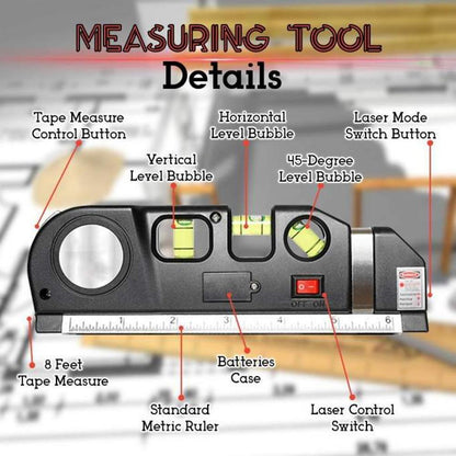 Skanto | Multifunctional Laser Level 4-in-1 Laser Measuring Tool