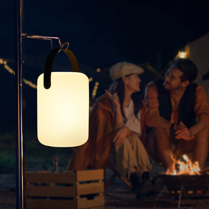 Modern Simplicity Plastic Round Square Hand LED Table Lamp For Outdoor Patio | Kalsten