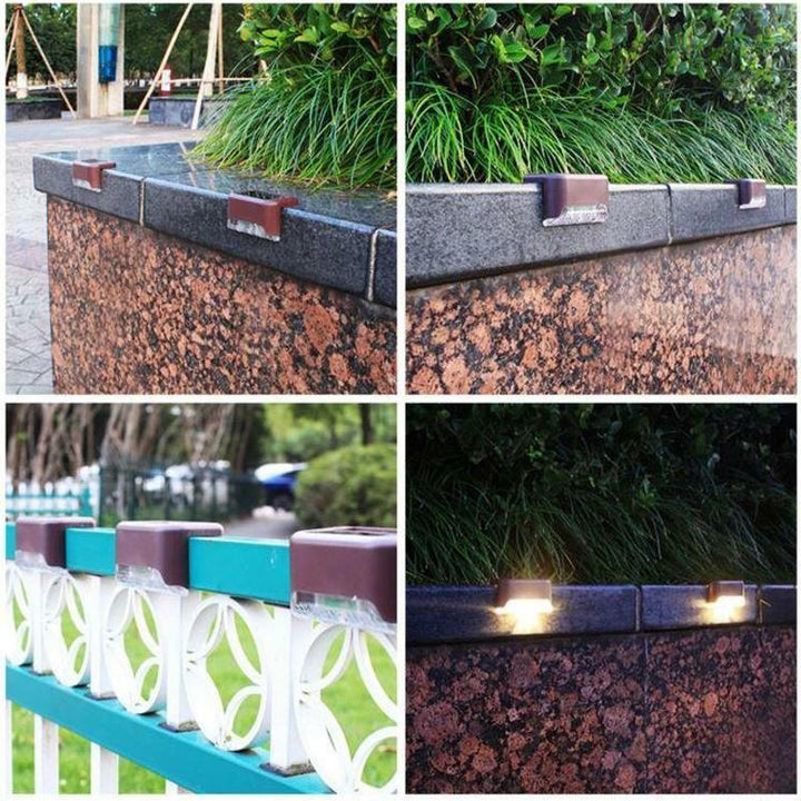 Outdoor Waterproof Stair Solar Lights (4 PCS) | Kalsten