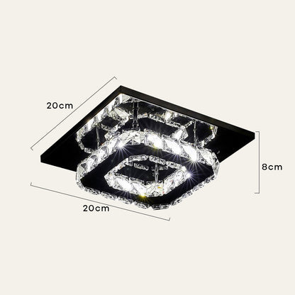 BowLift | Ceiling Light Crystal LED Modern Flush Fixture