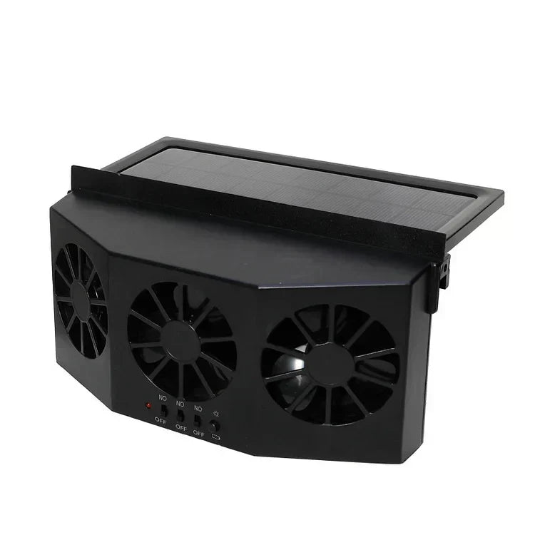 The New Solar Car Cooling Artifact [air circulation exhaust fan] | Kalsten