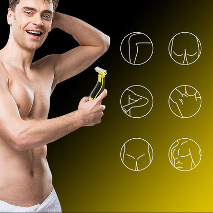 Full-body wet and dry shaver