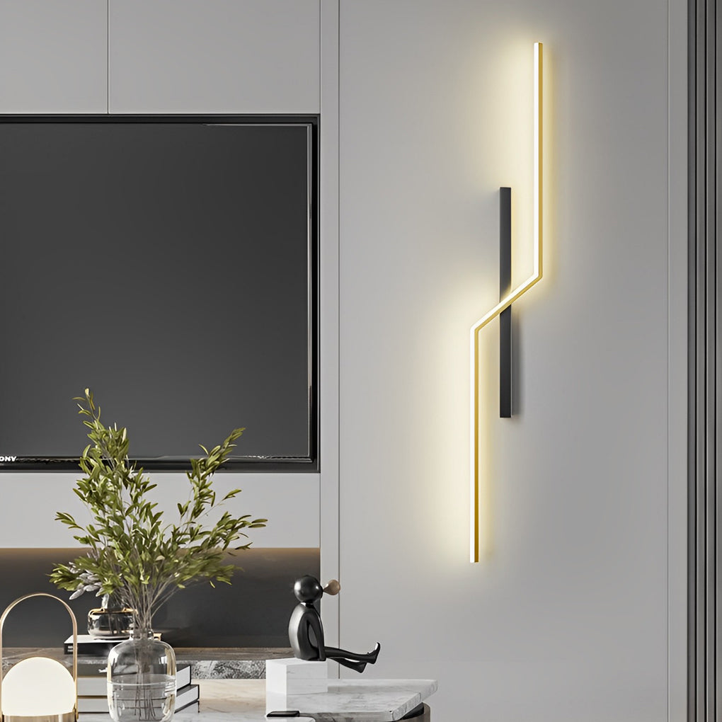 Lines Creative LED Modern Minimalist Wall Lamp Decorative Wall Lights Lighting | Kalsten
