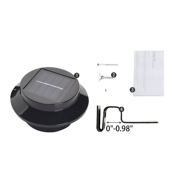 Solar Cylinder LED Outdoor Waterproof Fence Wall Sconce Lamp | Kalsten
