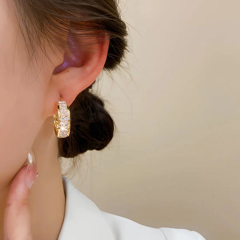 Kalsten | Lymphatic activity hoop earrings