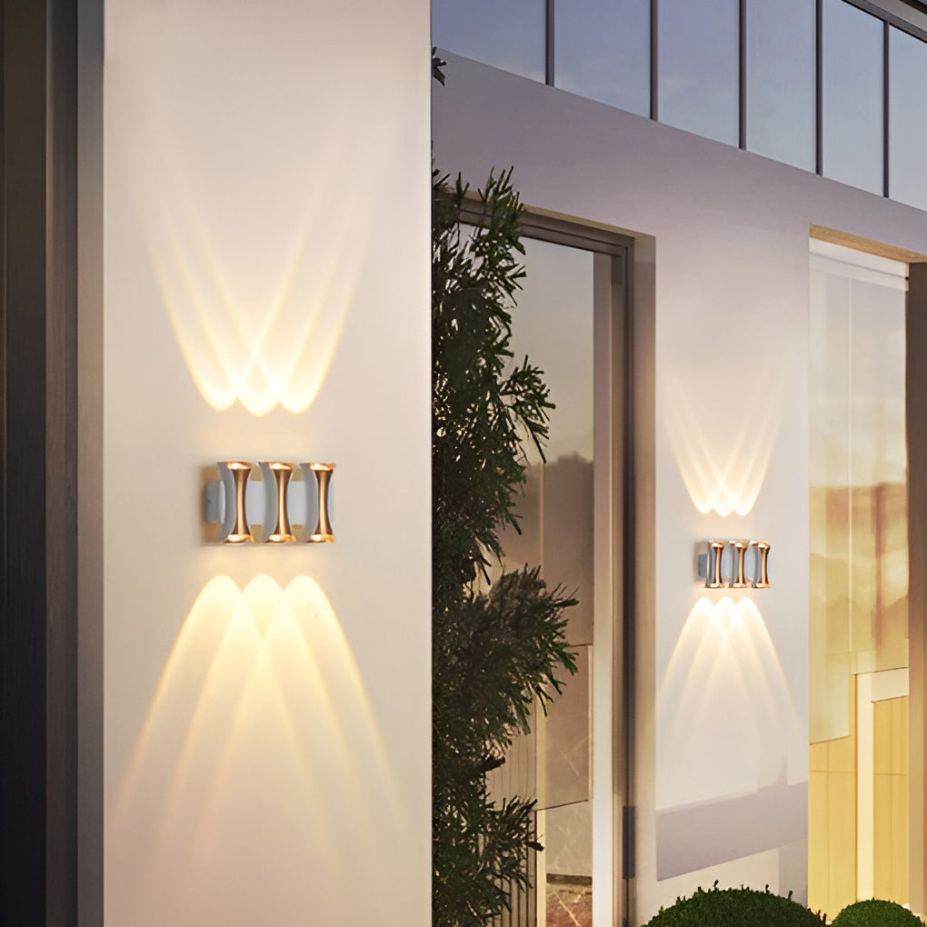 Waterproof Up and Down Lights LED Modern Outdoor Wall Sconce Lighting | Kalsten