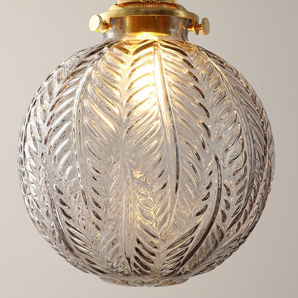 Glass Living Room Small Globe Pendant Light | Kalsten