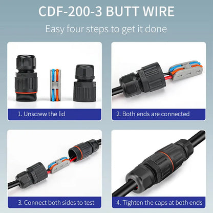Outdoor Waterproof Electrical Cable Connector | Skanto