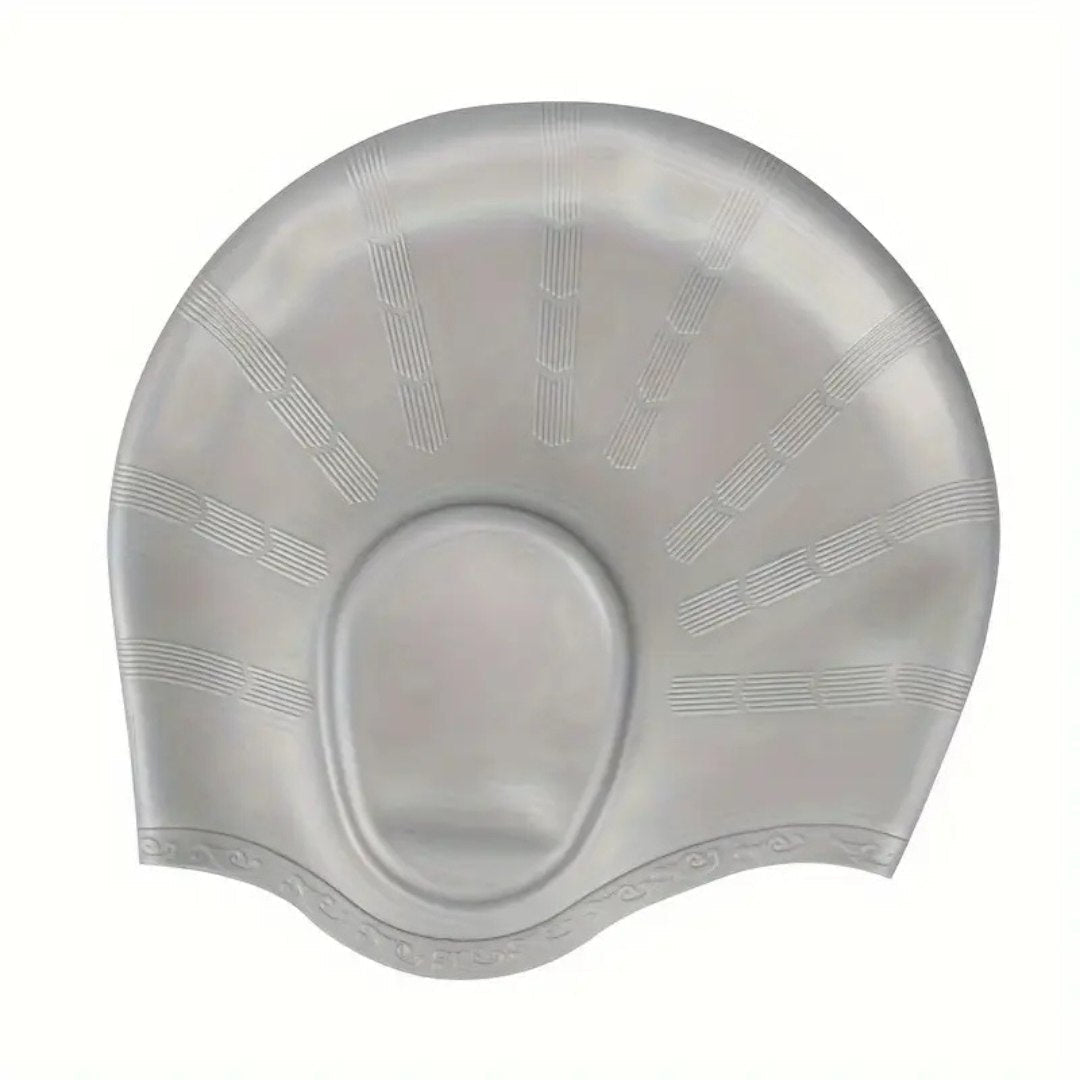 Kalsten | Silicone Swim Cap with Ear Protection for Long Hair