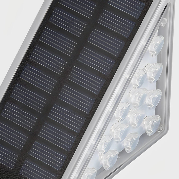 Triangle Automatic Charging Wire-Free Waterproof LED Solar Modern Step-Mounted Lights | Kalsten
