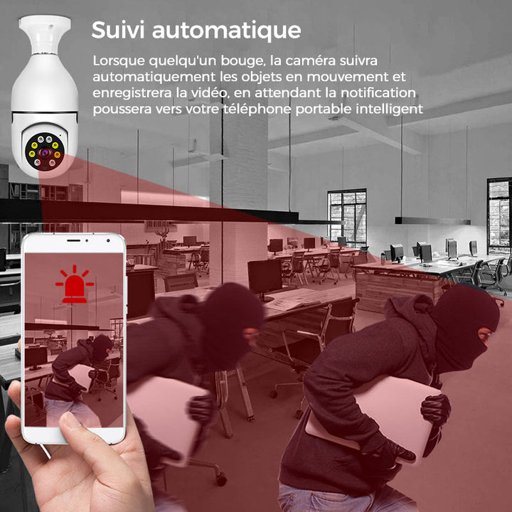 Wireless wifi security camera with bulb | Kalsten