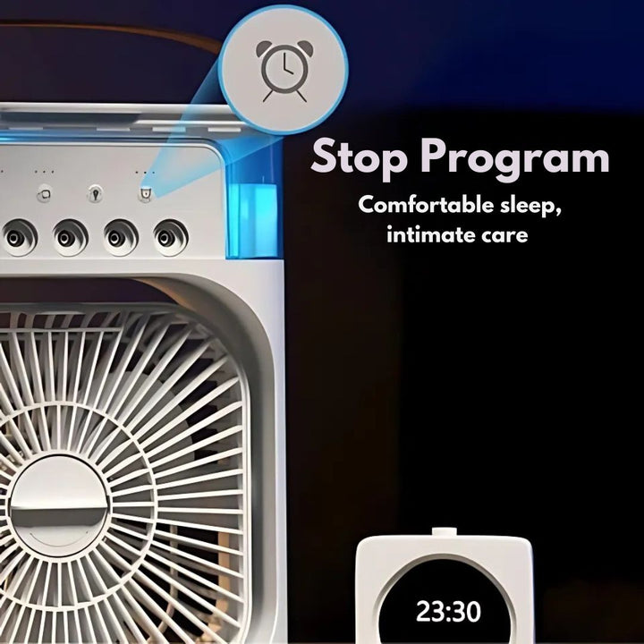 3-in-1 Air Cooler Humidifier | Portable, Adjustable Fan Speeds & Ideal for Bedrooms, Offices & Small Spaces | Kalsten