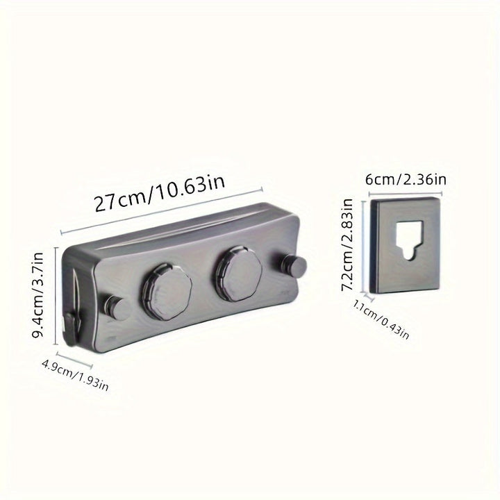 Retractable clothesline stainless steel 5.1 m double line | Kalsten