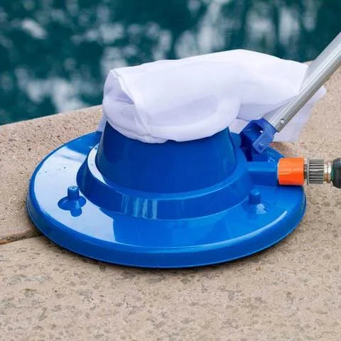 Sandsberg | Pool Leaf Vacuum, large Pool Leaf Suction Cleaner for in-ground and above-ground swimming pools (Blue)
