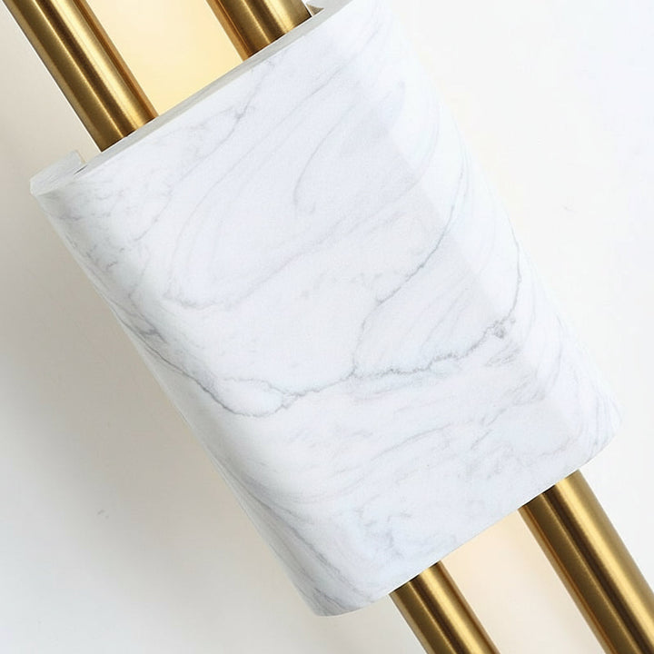 Marble LED Wall Sconce Vertical Strip Gold Finish 50-60cm / 20-24in Postmodern Hallway Light | Kalsten
