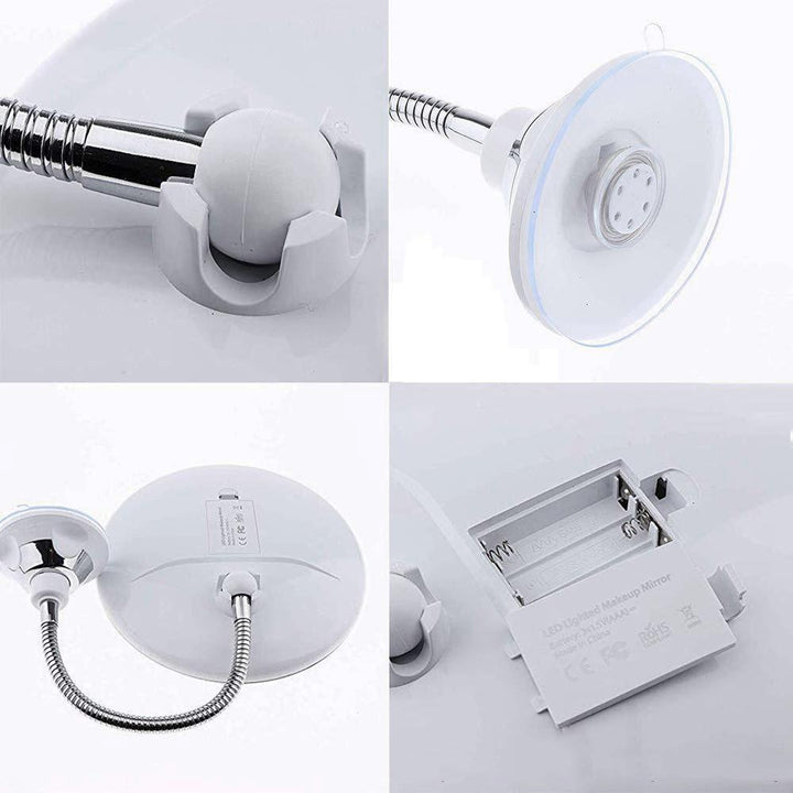 Kalsten | 10x Zoom LED Makeup Mirror
