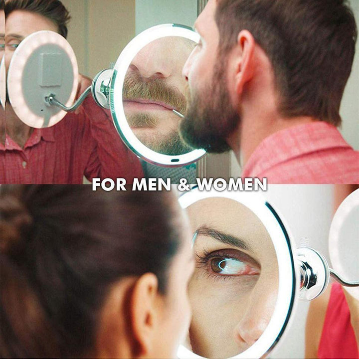 Kalsten | 10x Zoom LED Makeup Mirror