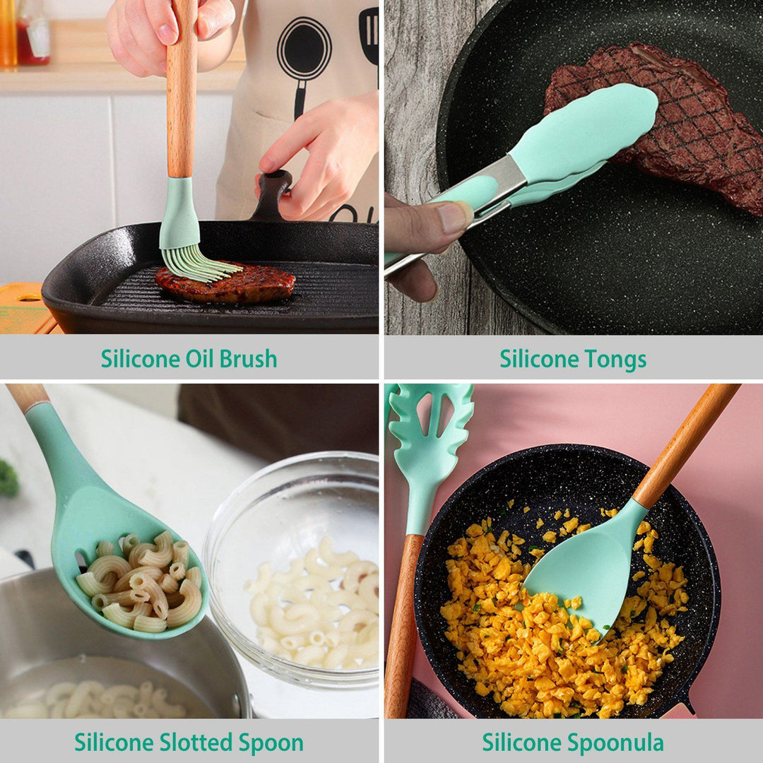 Kalsten | 11-Piece: Silicone Cookware Set