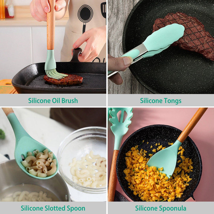 Kalsten | 11-Piece: Silicone Cookware Set