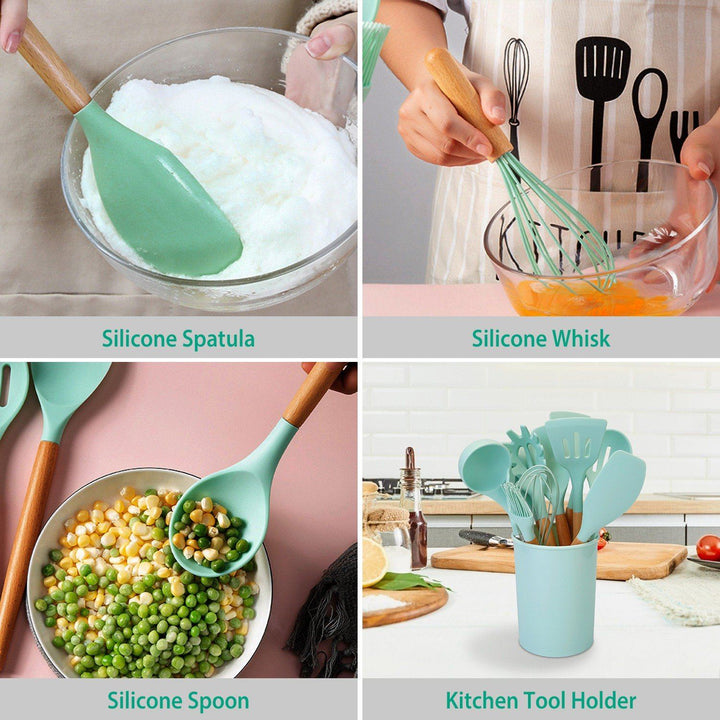 Kalsten | 11-Piece: Silicone Cookware Set