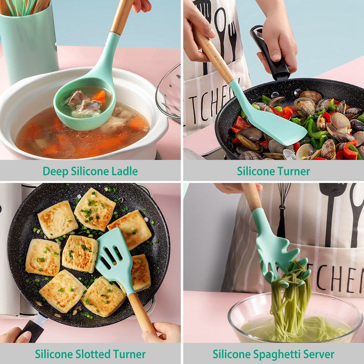 Kalsten | 11-Piece: Silicone Cookware Set