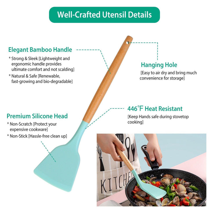 Kalsten | 11-Piece: Silicone Cookware Set