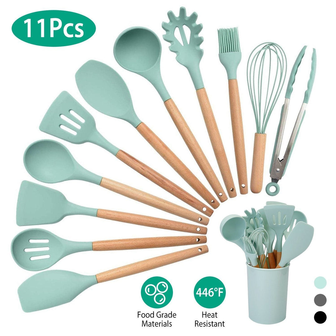 Kalsten | 11-Piece: Silicone Cookware Set