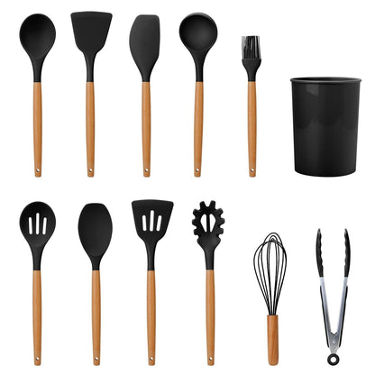 11-piece silicone cookware set