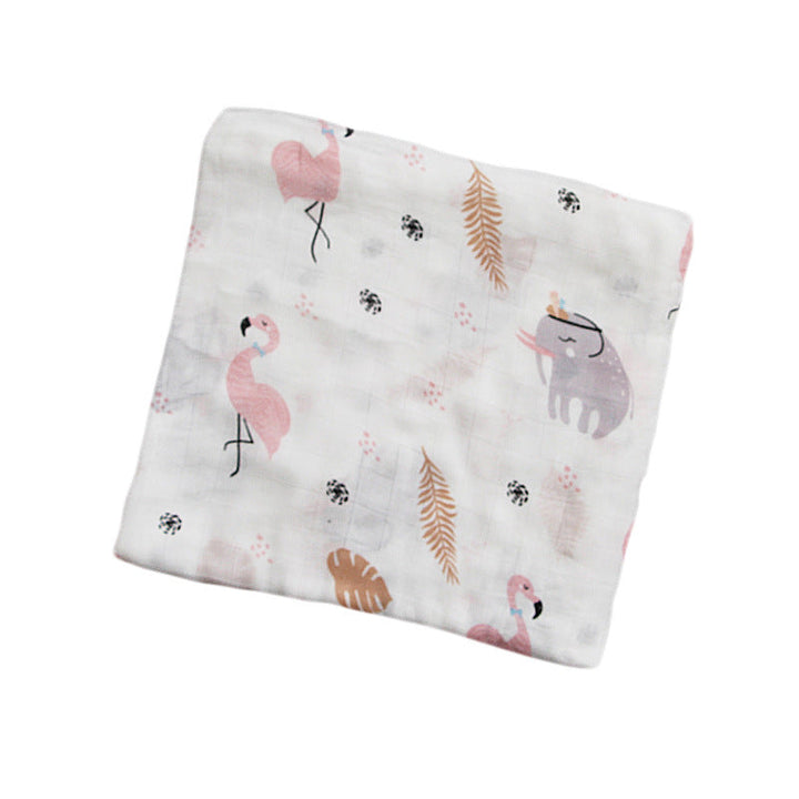 Organic Cotton Dinosaur Print Muslin Swaddle kalsten