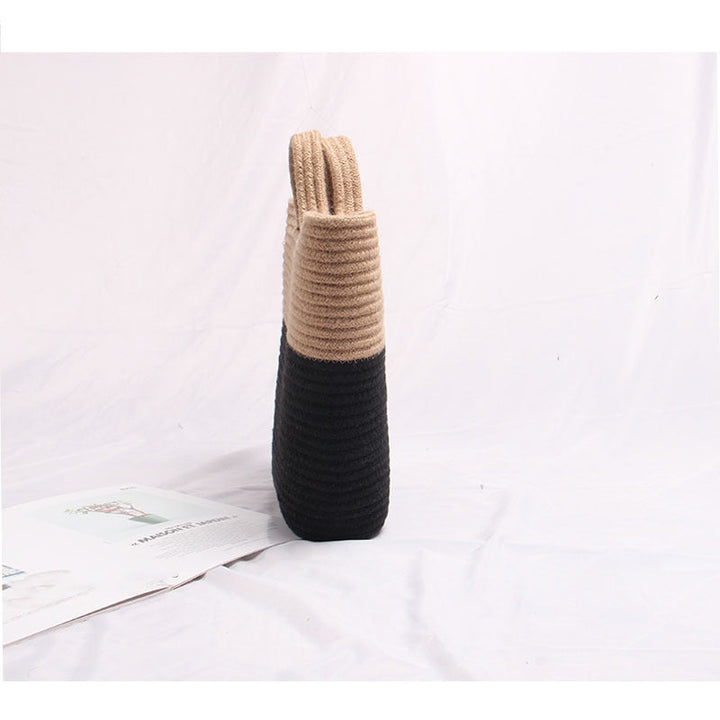 High Quality Woven Basket Bag with Sturdy Short Handles Kalsten