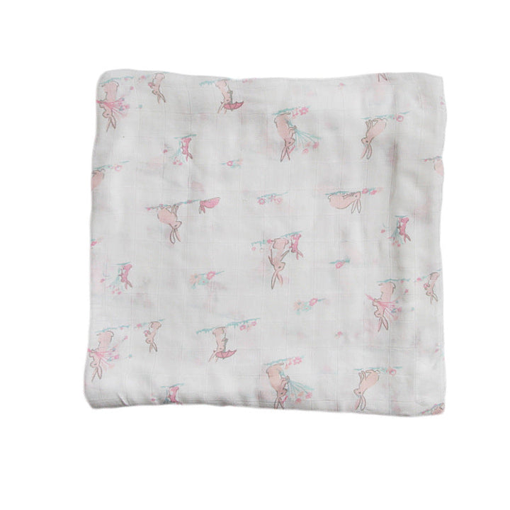 Organic Cotton Dinosaur Print Muslin Swaddle kalsten