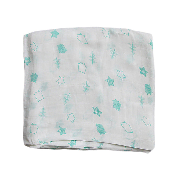 Organic Cotton Dinosaur Print Muslin Swaddle kalsten