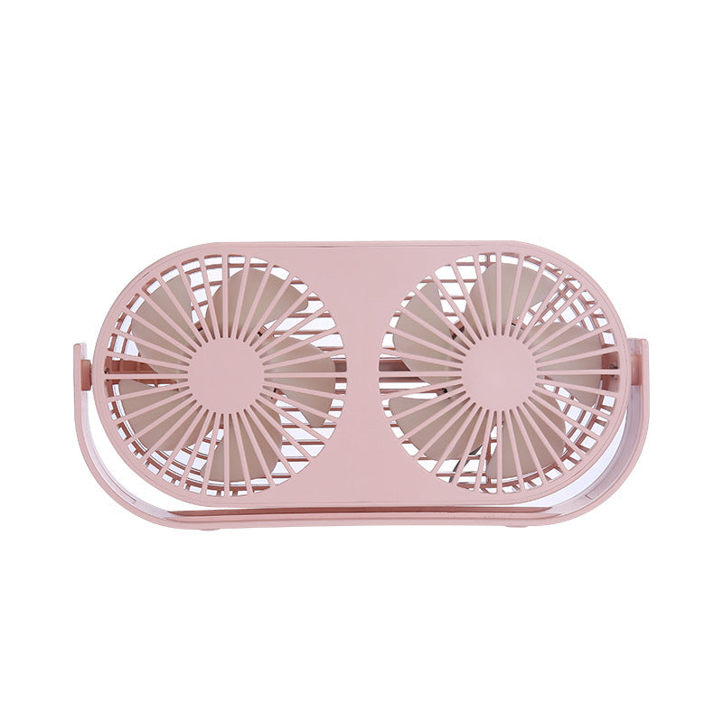 Dual-Head Portable Desk Fan Kalsten