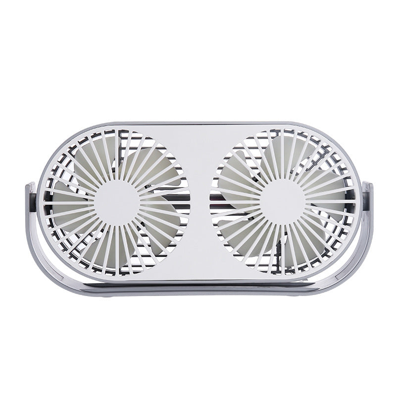 Dual-Head Portable Desk Fan Kalsten