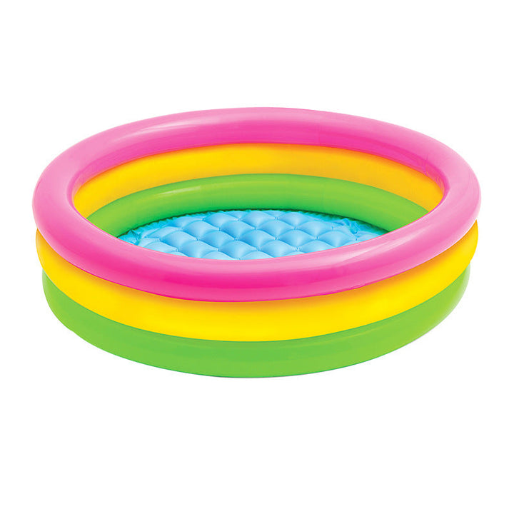 Women Inflatable Children's Pool with Cheerful Animal Motif Kalsten