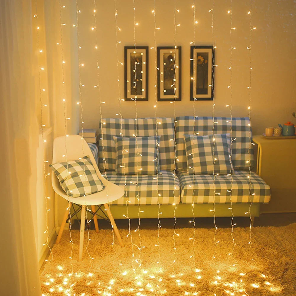 LED curtain light for outdoors – Waterproof fairy lights for garden, balcony, and terrace | Kalsten