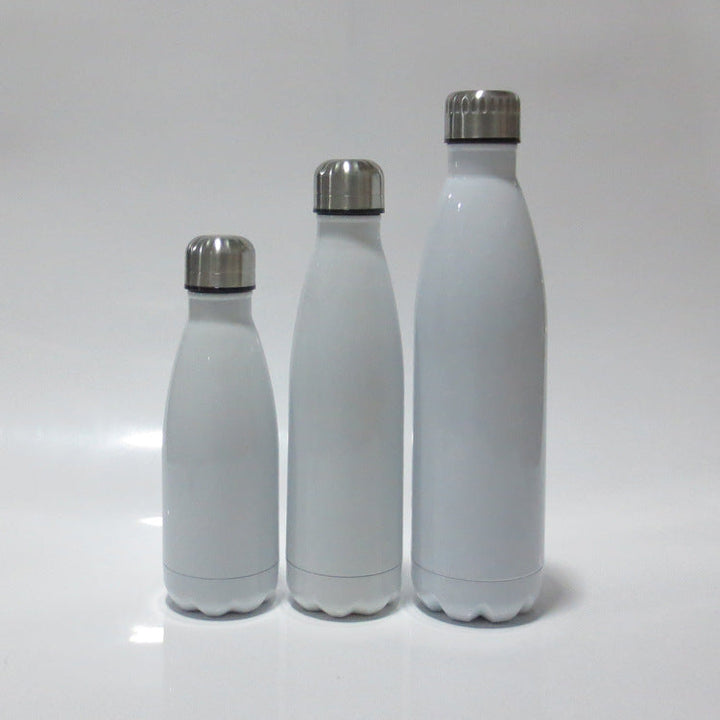 Ladies stainless steel insulated bottle with innovative grip surface Kalsten