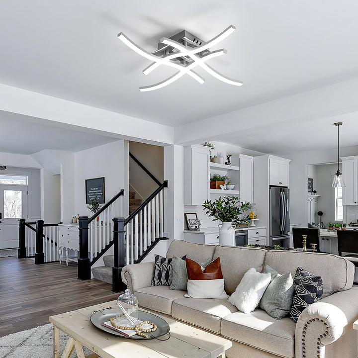 Modern Aluminum LED Ceiling Light Kalsten