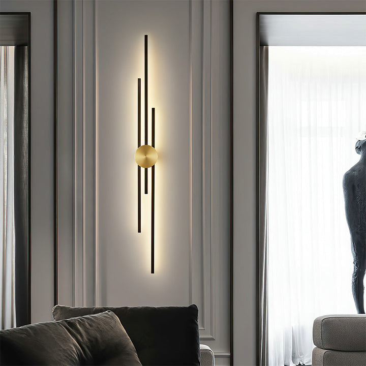 Vertical LED Iron Wall Lamp Kalsten