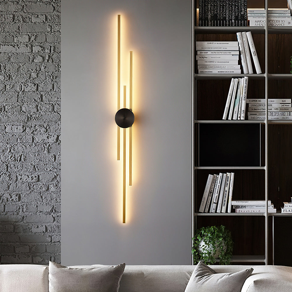 Vertical LED Iron Wall Lamp Kalsten