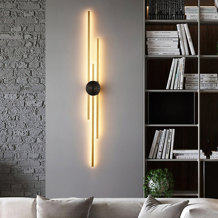 Vertical LED Iron Wall Lamp Kalsten