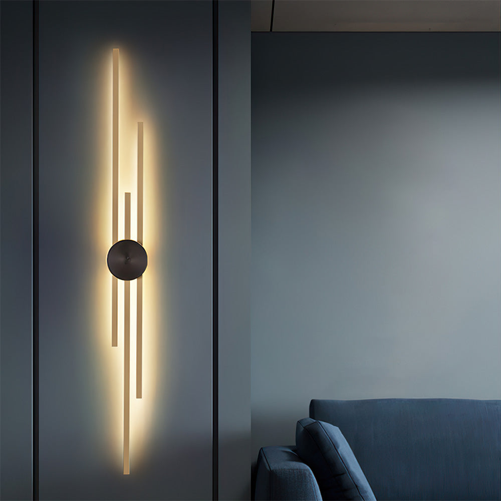 Vertical LED Iron Wall Lamp Kalsten
