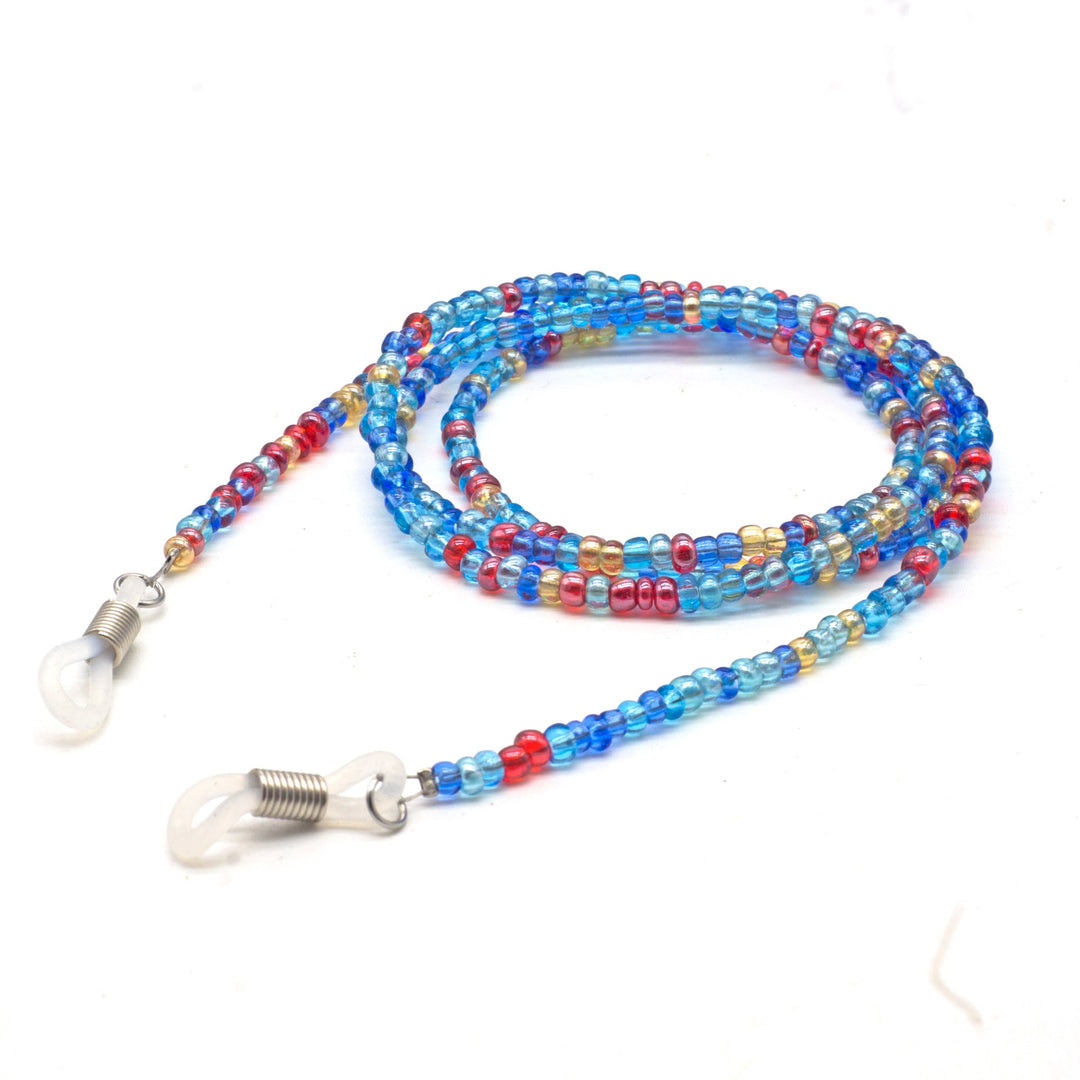 Multicolored Beaded Eyewear Retainer Chain Kalsten
