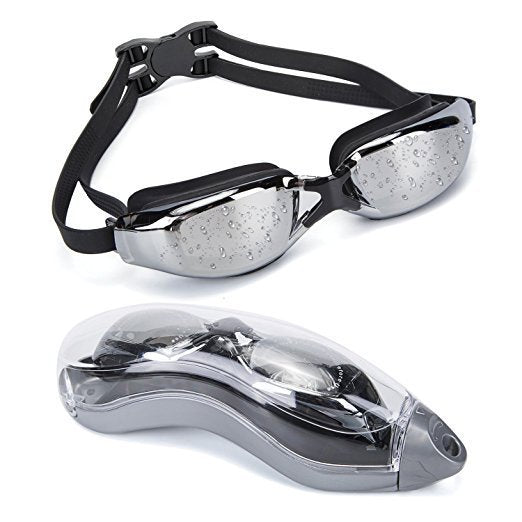 Swim set with ergonomic swim goggles and comfortable cap Kalsten